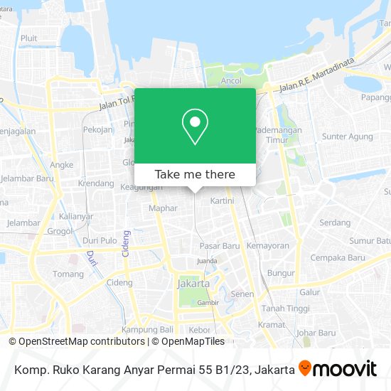 Komp. Ruko Karang Anyar Permai 55 B1 / 23 map