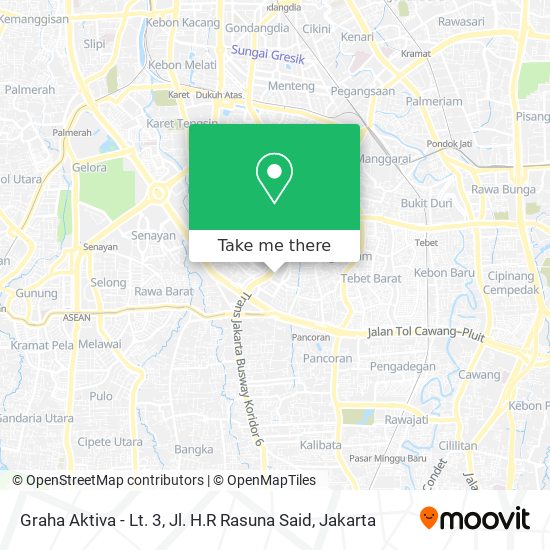 Graha Aktiva - Lt. 3, Jl. H.R Rasuna Said map