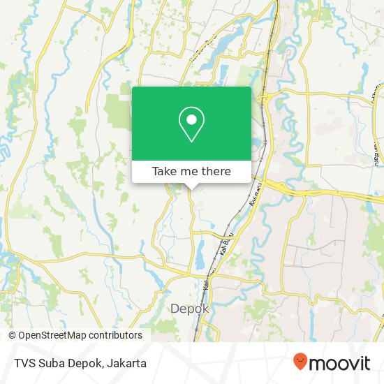 TVS Suba Depok map