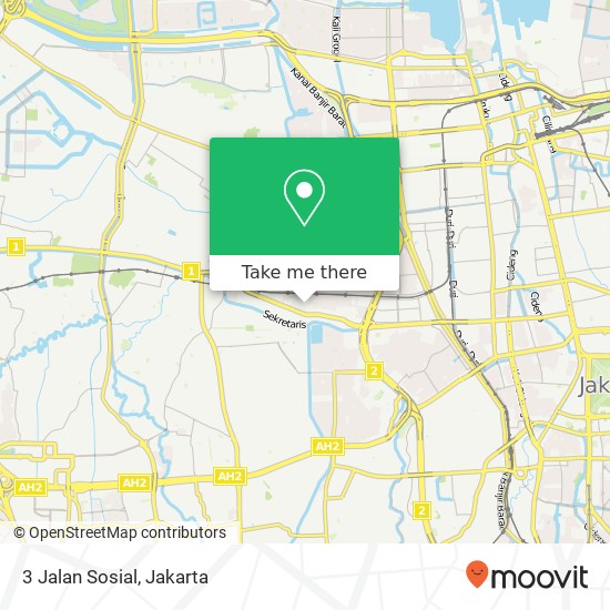 3 Jalan Sosial map