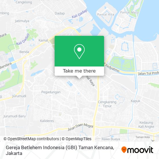 Gereja Betlehem Indonesia (GBI) Taman Kencana map