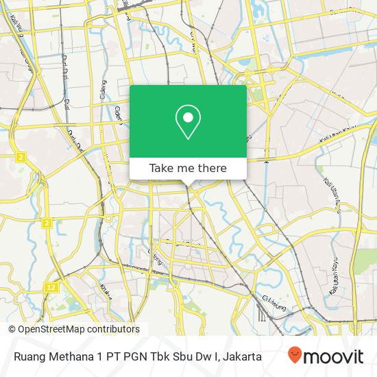 Ruang Methana 1 PT PGN Tbk Sbu Dw I map