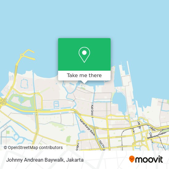 Johnny Andrean Baywalk map