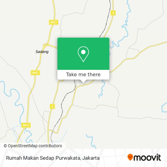 Rumah Makan Sedap Purwakata map