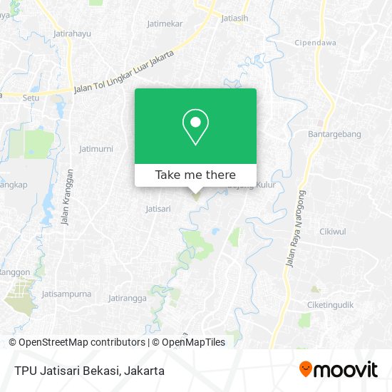 TPU Jatisari Bekasi map