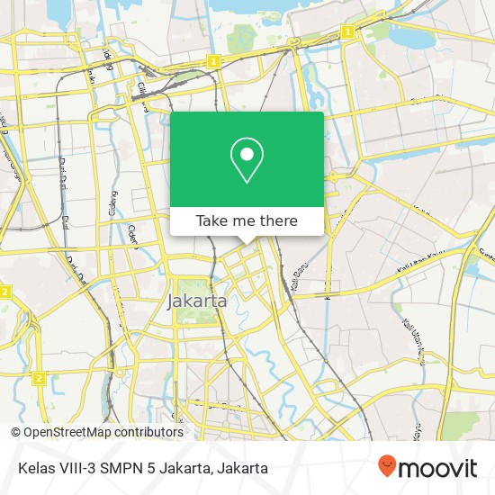 Kelas VIII-3 SMPN 5 Jakarta map