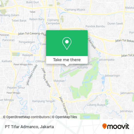 PT Tifar Admanco map