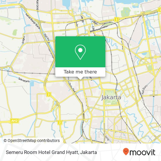 Semeru Room Hotel Grand Hyatt map