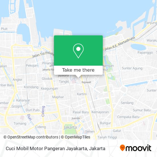 Cuci Mobil Motor Pangeran Jayakarta map