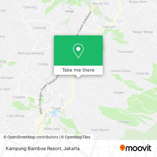 Kampung Bamboe Resort map