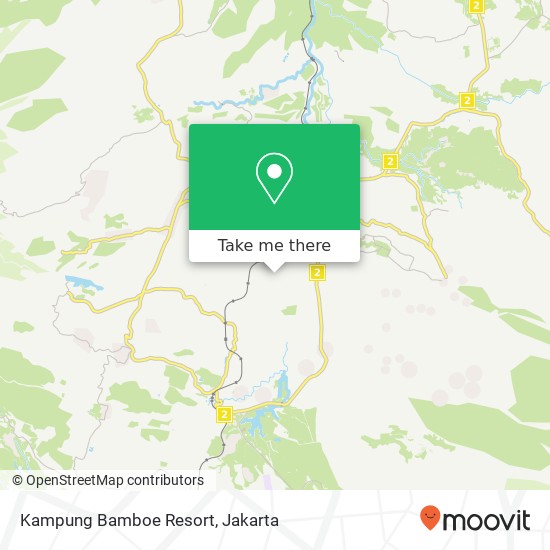 Kampung Bamboe  Resort map