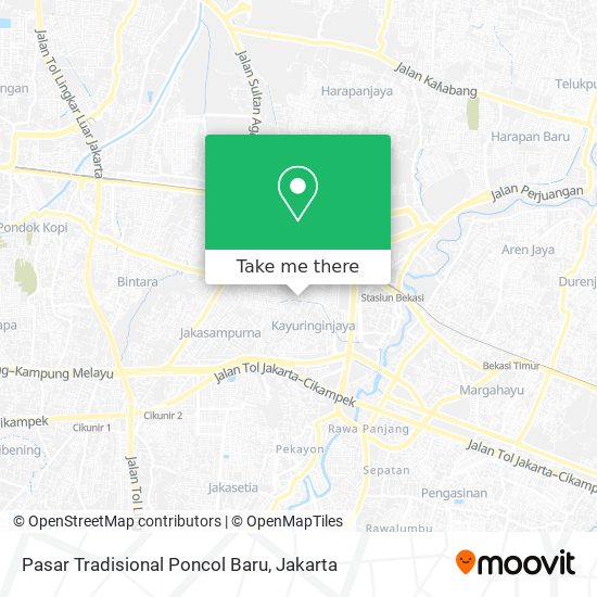 Pasar Tradisional Poncol Baru map