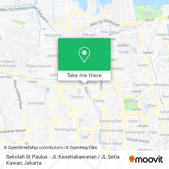 Sekolah St Paulus - JL Kesetiakawanan / JL Setia Kawan map