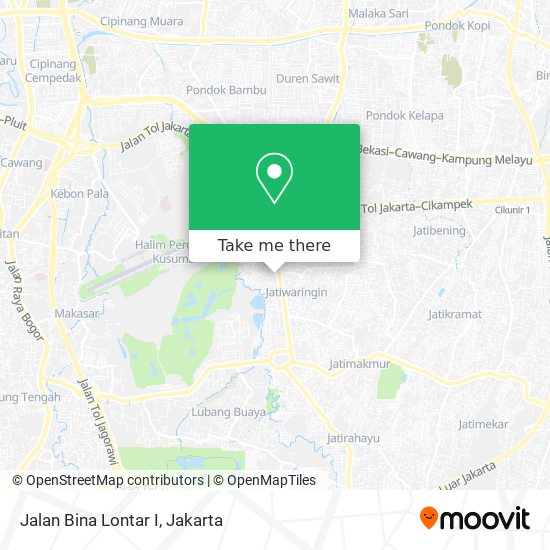 Jalan Bina Lontar I map