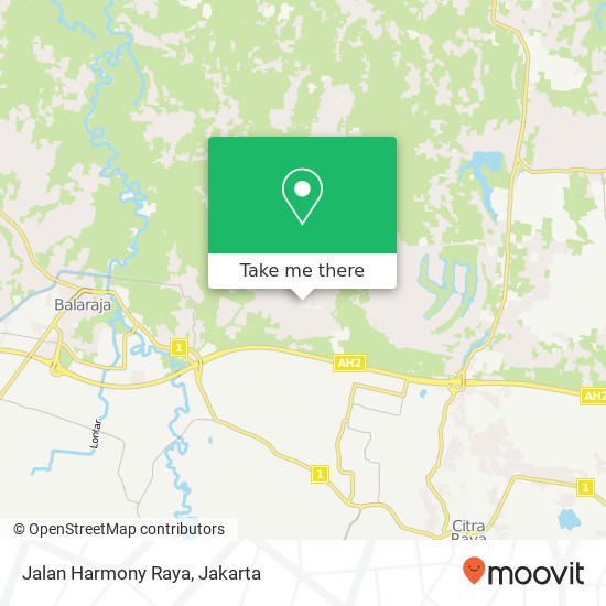 Jalan Harmony Raya map