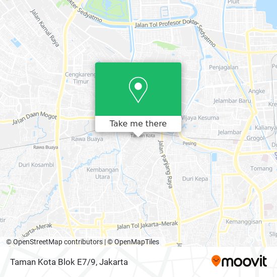 Taman Kota Blok E7/9 map