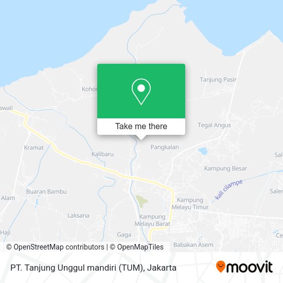 PT. Tanjung Unggul mandiri (TUM) map