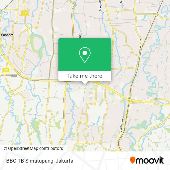 BBC TB Simatupang map