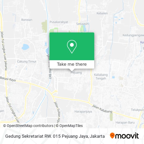 Gedung Sekretariat RW. 015 Pejuang Jaya map
