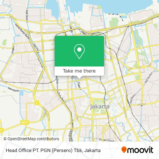 Head Office PT. PGN (Persero) Tbk map