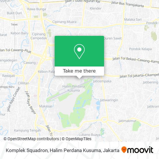 Komplek Squadron, Halim Perdana Kusuma map