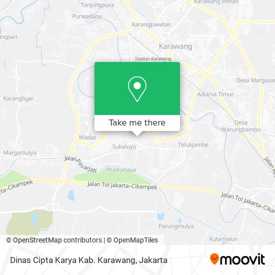 Dinas Cipta Karya Kab. Karawang map