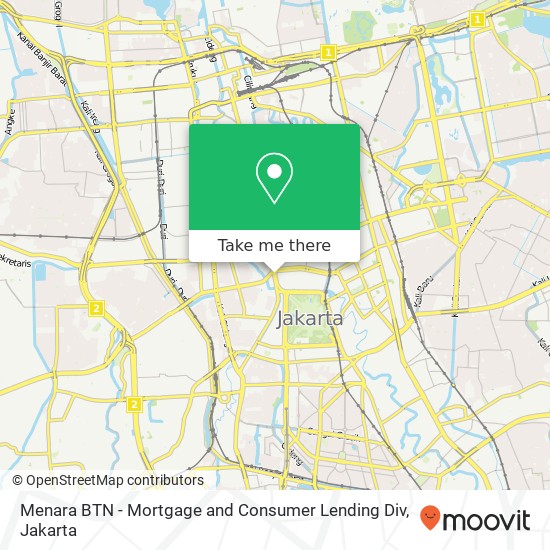 Menara BTN - Mortgage and Consumer Lending Div map