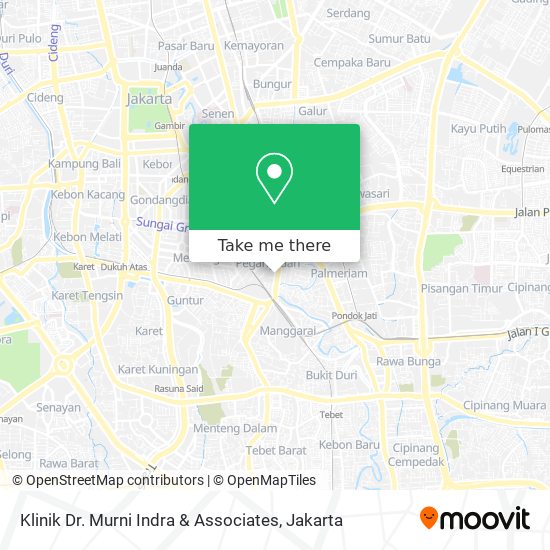 Klinik Dr. Murni Indra & Associates map