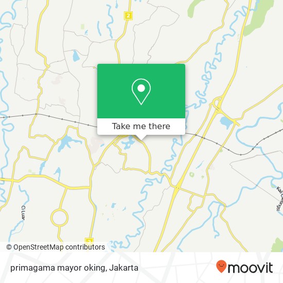 primagama mayor oking map