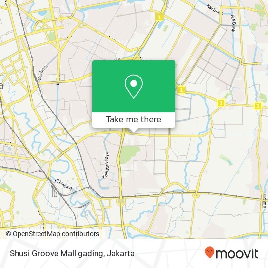 Shusi Groove Mall gading map