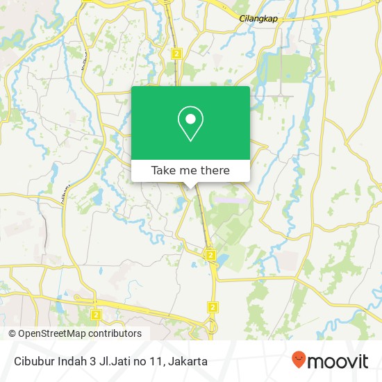Cibubur Indah 3 Jl.Jati no 11 map