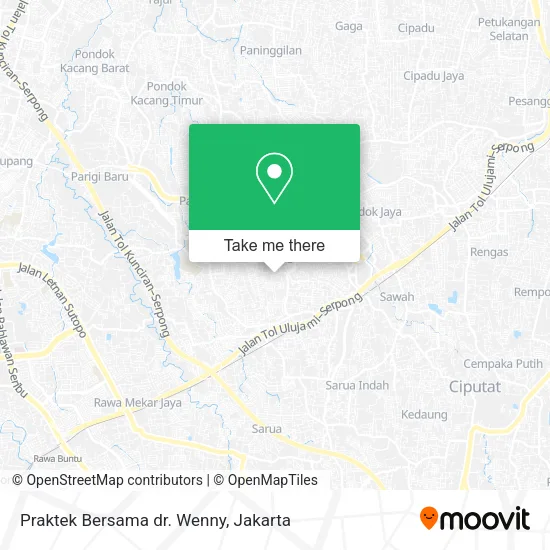 Praktek Bersama dr. Wenny map
