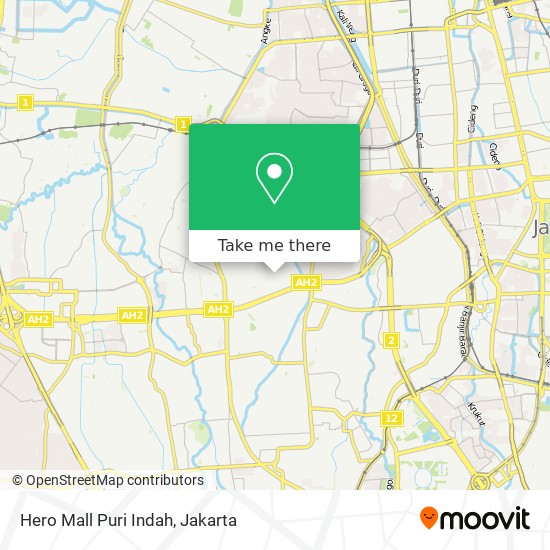Hero Mall Puri Indah map