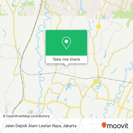 Jalan Depok Alam Lestari Raya map