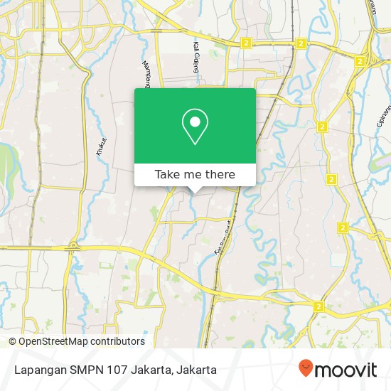 Lapangan SMPN 107 Jakarta map