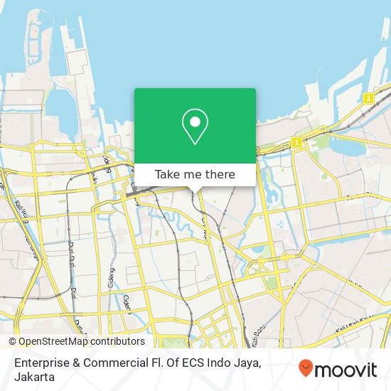 Enterprise & Commercial Fl. Of ECS Indo Jaya map