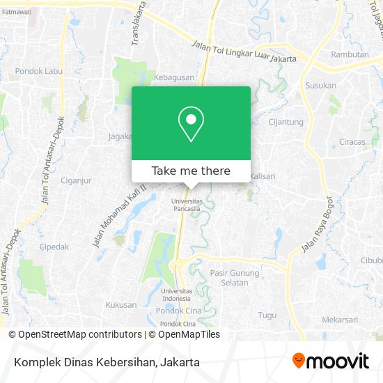 Komplek Dinas Kebersihan map