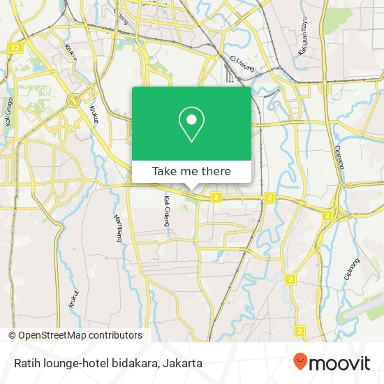 Ratih lounge-hotel bidakara map