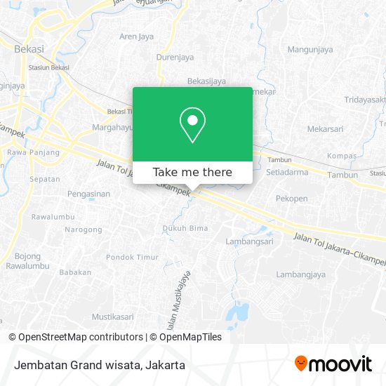 Jembatan Grand wisata map