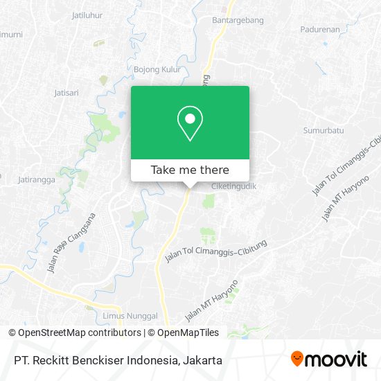 PT. Reckitt Benckiser Indonesia map