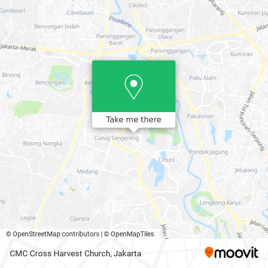 CMC Cross Harvest Church map