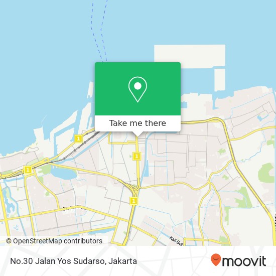 No.30 Jalan Yos Sudarso map