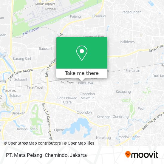 PT. Mata Pelangi Chemindo map