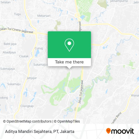 Aditya Mandiri Sejahtera, PT map