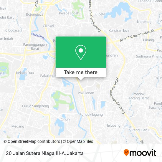 20 Jalan Sutera Niaga III-A map