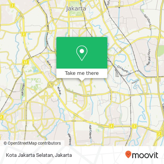 Kota Jakarta Selatan map