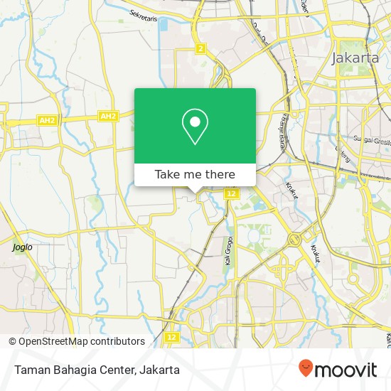 Taman Bahagia Center map