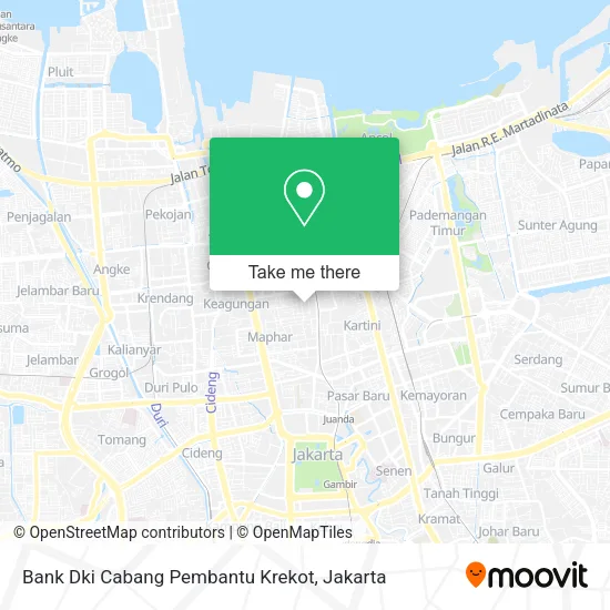 Bank Dki Cabang Pembantu Krekot map