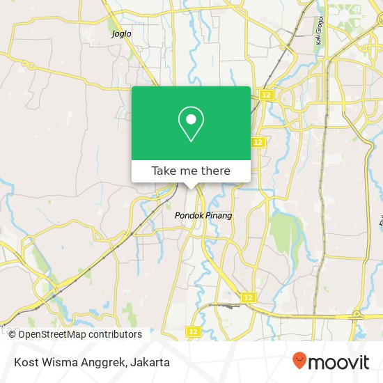 Kost Wisma Anggrek map