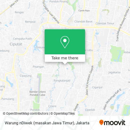 Warung nDiwek (masakan Jawa Timur) map